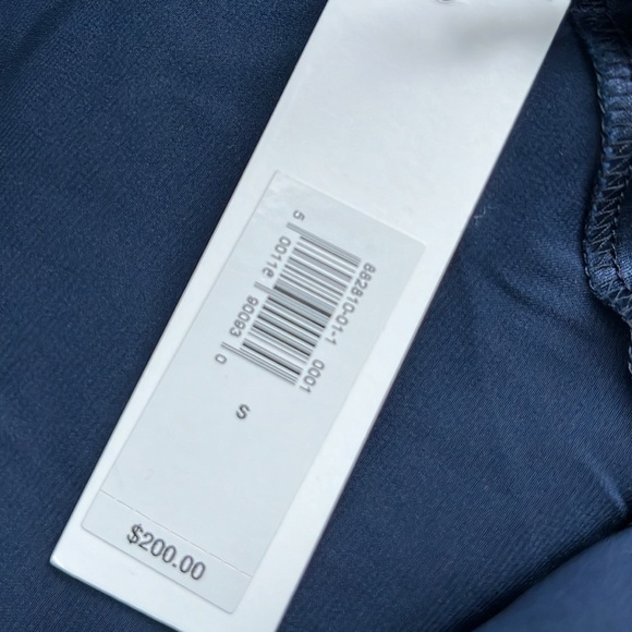 NWT Banana Republic Hyper Navy Blue Serenade Silk Maxi Skirt Size Small. - Picture 6 of 9